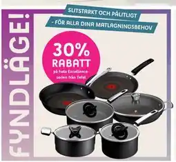 Elon Excellence-serien från Tefal erbjuda