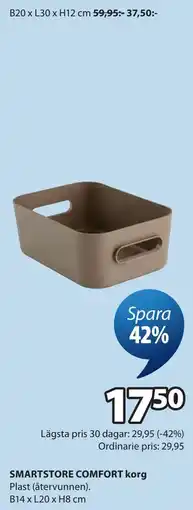 JYSK SMARTSTORE COMFORT korg erbjuda