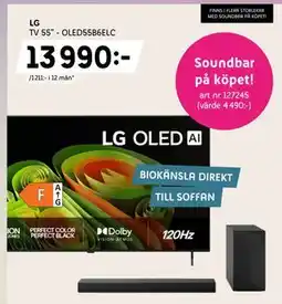 Elon LG TV 55” - OLED55B6ELC erbjuda
