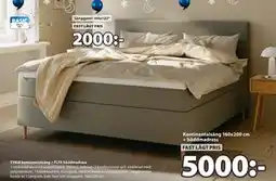 JYSK TYRIA kontinentalsäng + FLYA bäddmadrass erbjuda