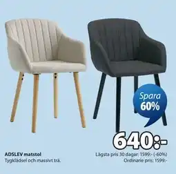 JYSK ADSLEV matstol erbjuda