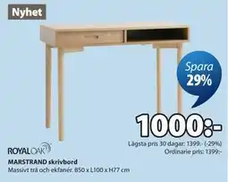 JYSK MARSTRAND skrivbord erbjuda