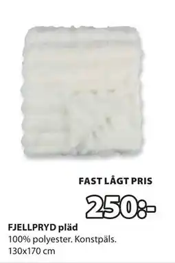 JYSK FJELLPRYD pläd erbjuda