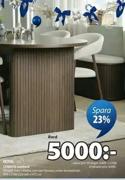 JYSK LYNGVIG matbord erbjuda