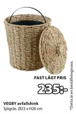 JYSK VEGBY avfallshink erbjuda