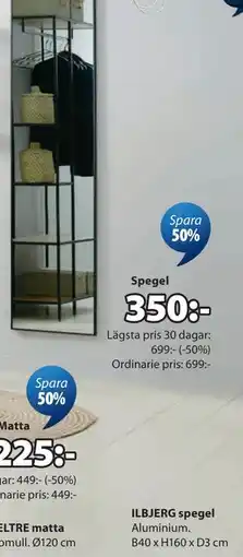 JYSK ILBJERG spegel erbjuda