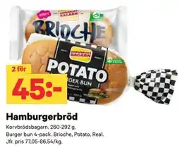 City Gross Hamburgerbröd erbjuda