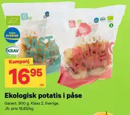 City Gross Ekologisk potatis i påse erbjuda