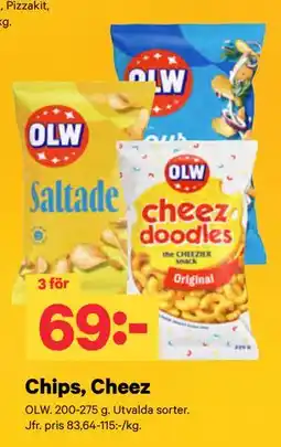 City Gross Chips, Cheez erbjuda