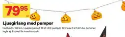 City Gross Ljusgirlang med pumpor erbjuda