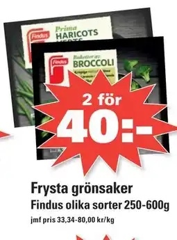 Nära dej Frysta grönsaker erbjuda