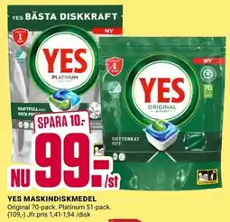 ÖoB Yes maskindiskmedel erbjuda