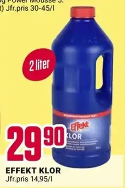 ÖoB Effekt klor erbjuda