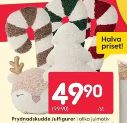 Rusta Prydnadskudde Julfigurer erbjuda