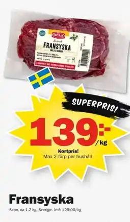 Pekås Scan fransyska erbjuda