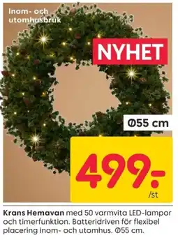 Rusta Krans Hemavan erbjuda