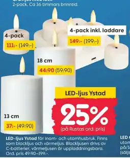 Rusta LED-ljus Ystad erbjuda