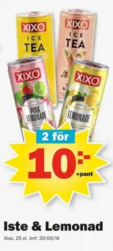 Pekås Xixo iste & lemonad erbjuda