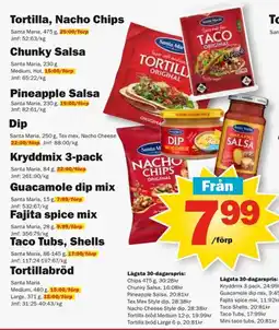 Pekås Santa Maria Kryddmix 3-pack erbjuda