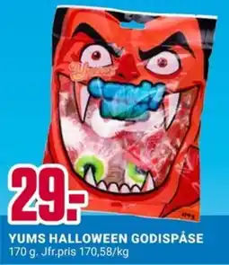 ÖoB Yums halloween godispåse erbjuda
