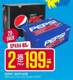 ÖoB Pepsi suitcase erbjuda