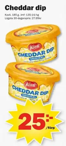 Pekås Kavli cheddar dip erbjuda