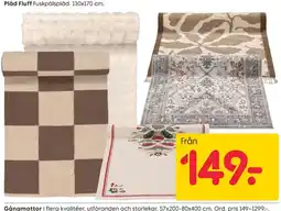 Rusta Plåd Fluff Gångmattor erbjuda