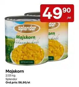 Snabbgross Splendor Majskorn erbjuda