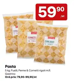 Snabbgross Gastrino pasta erbjuda