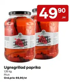 Snabbgross Plivit ugnsgrillad paprika erbjuda