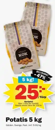 Pekås Gården Potatis erbjuda