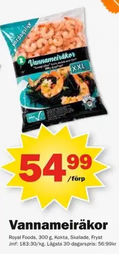 Pekås Vannameiräkor erbjuda