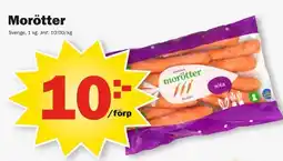 Pekås Morötter erbjuda