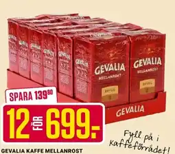 ÖoB Gevalia kaffe mellanrost erbjuda