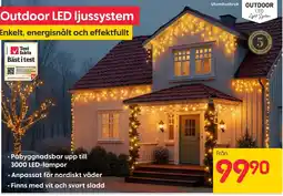 Rusta Outdoor LED ljussystem erbjuda