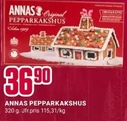 ÖoB Annas pepparkakshus erbjuda