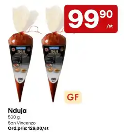 Snabbgross San Vincenzo Nduja erbjuda