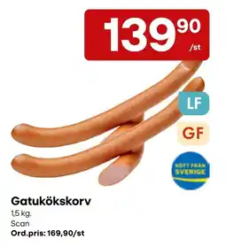 Snabbgross Gatukökskorv erbjuda
