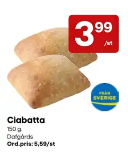 Snabbgross Ciabatta erbjuda