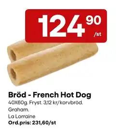 Snabbgross La Lorraine French Hot Dog erbjuda