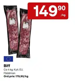 Snabbgross Biff erbjuda