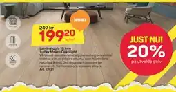 Byggmax Laminatgolv 10 mm 1-stav Makro Oak Light erbjuda