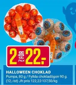ÖoB HALLOWEEN CHOKLAD erbjuda