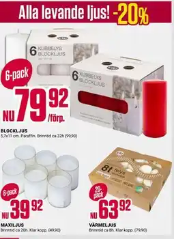 ÖoB Alla levande ljus erbjuda