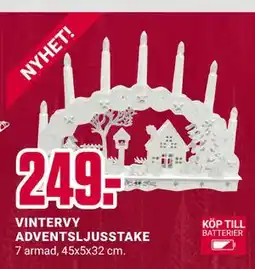 ÖoB VINTERVY ADVENTSLJUSSTAKE erbjuda