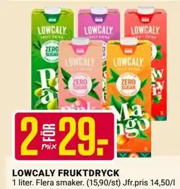 ÖoB LOWCALY FRUKTDRYCK erbjuda