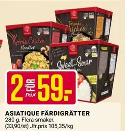 ÖoB ASIATIQUE FÄRDIGRÄTTER erbjuda