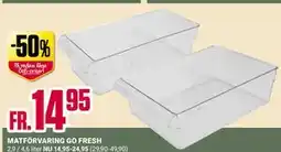 ÖoB MATFÖRVARING GO FRESH erbjuda