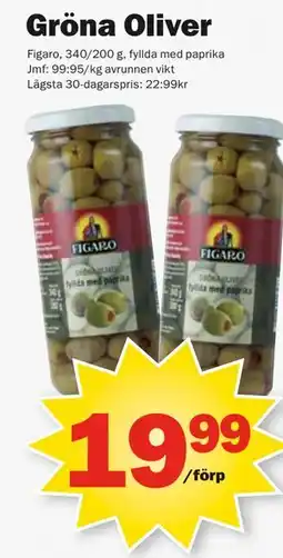 Pekås Gröna Oliver erbjuda