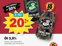 Pekås Öl 3,5% erbjuda